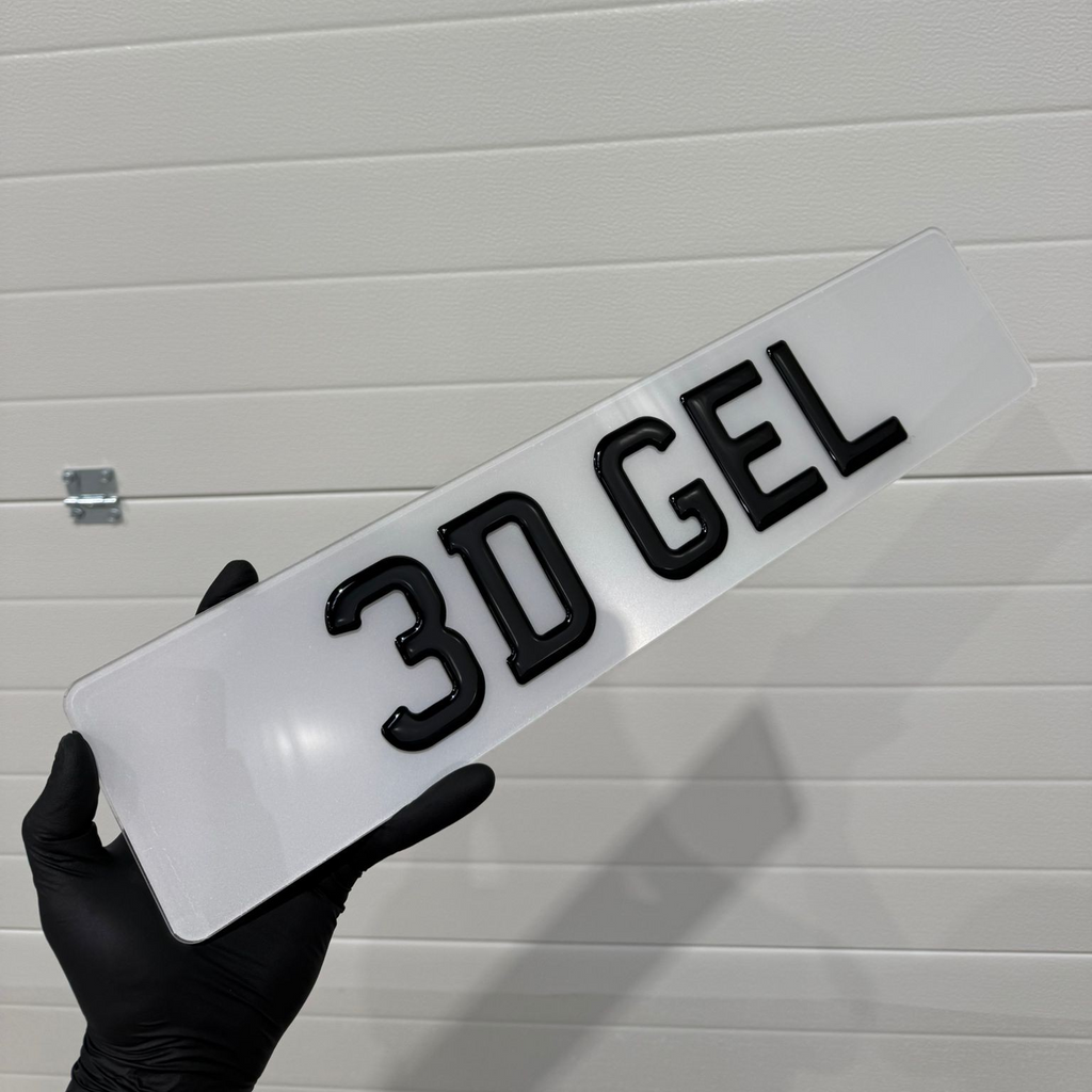 Signature Plates 3D Gel Style License Plate