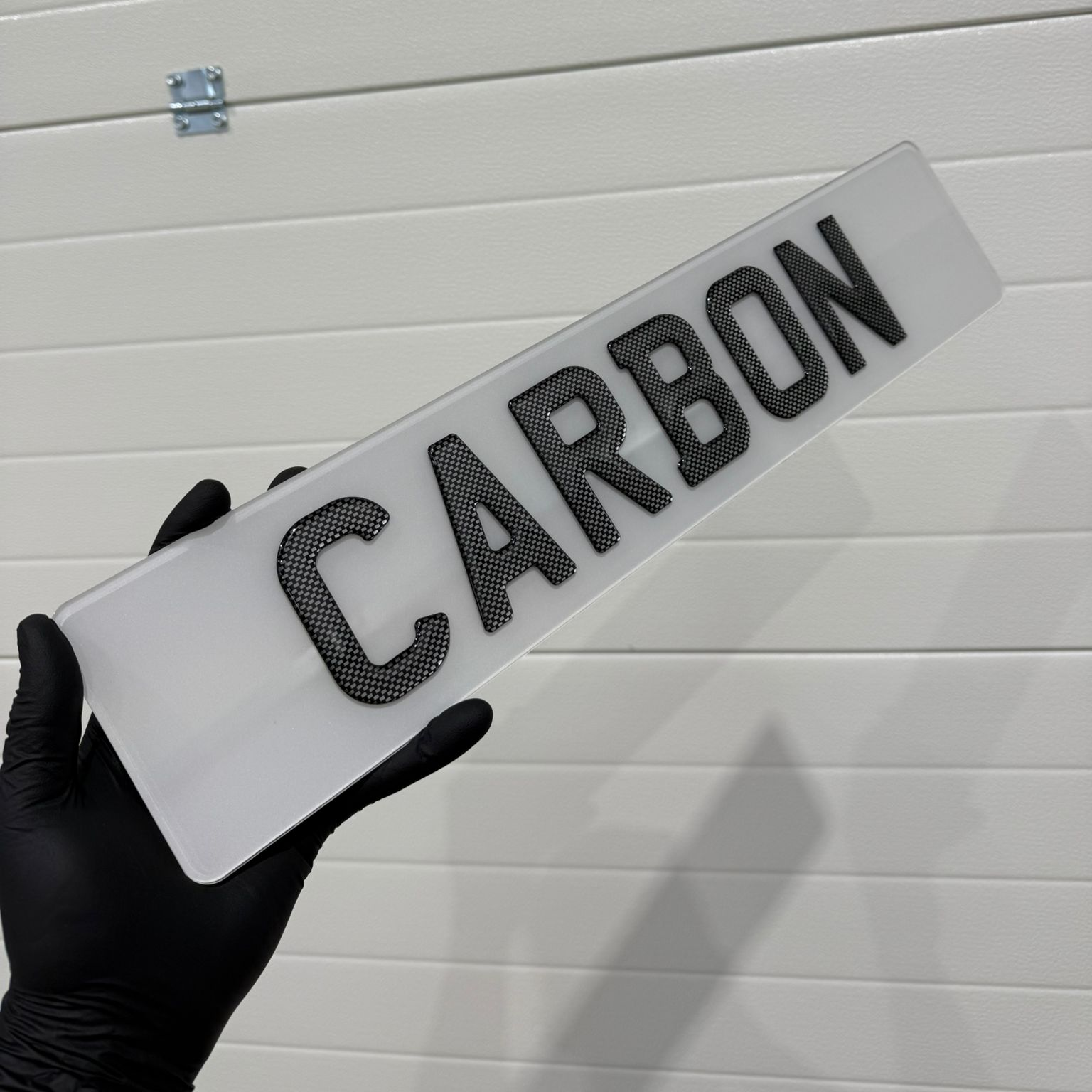 Signature Plates Carbon Style License Plate