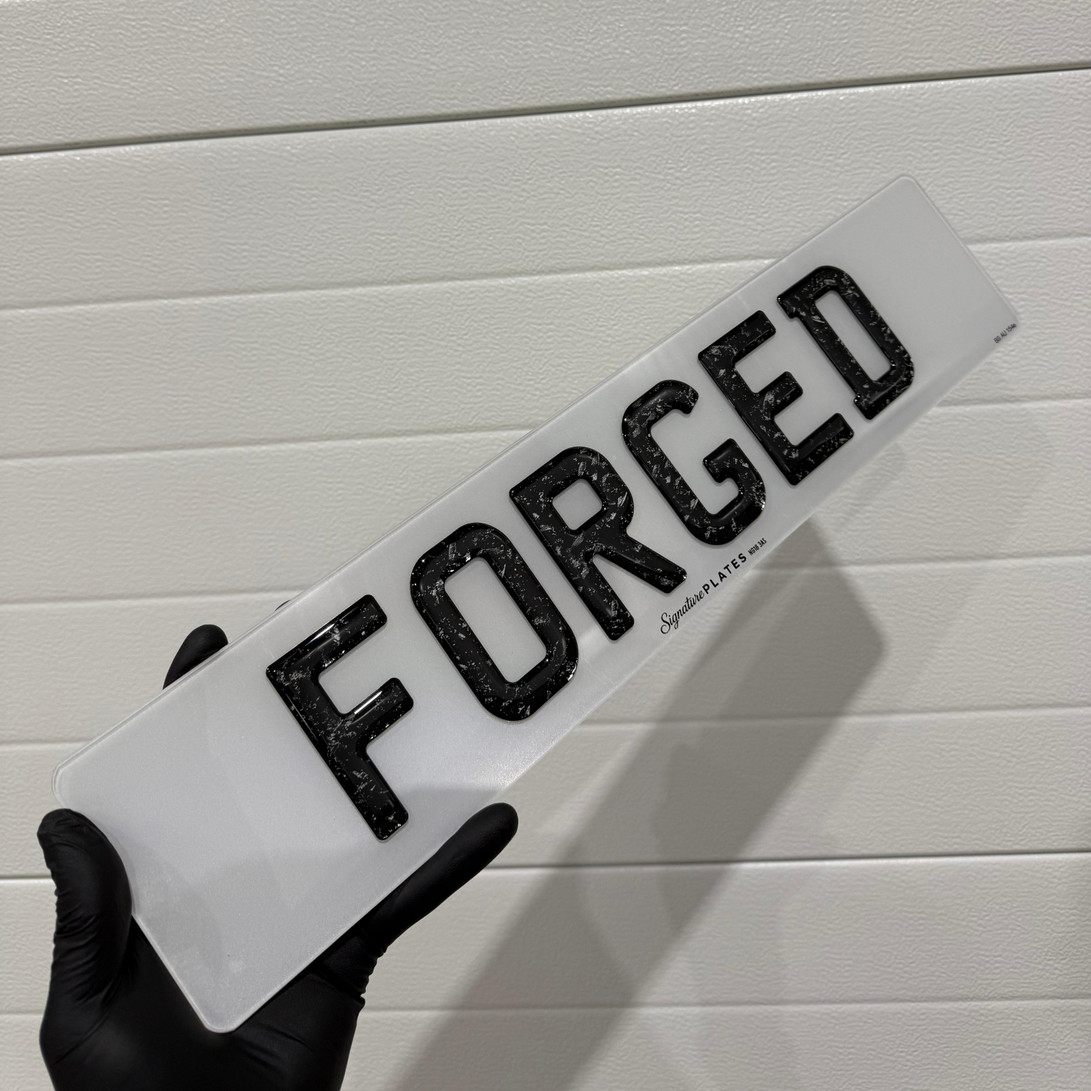 Signature Plates Forged Gel Style License Plate