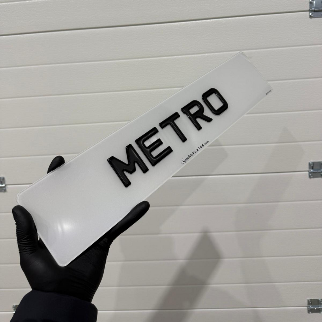 Custom UK Number Plate
