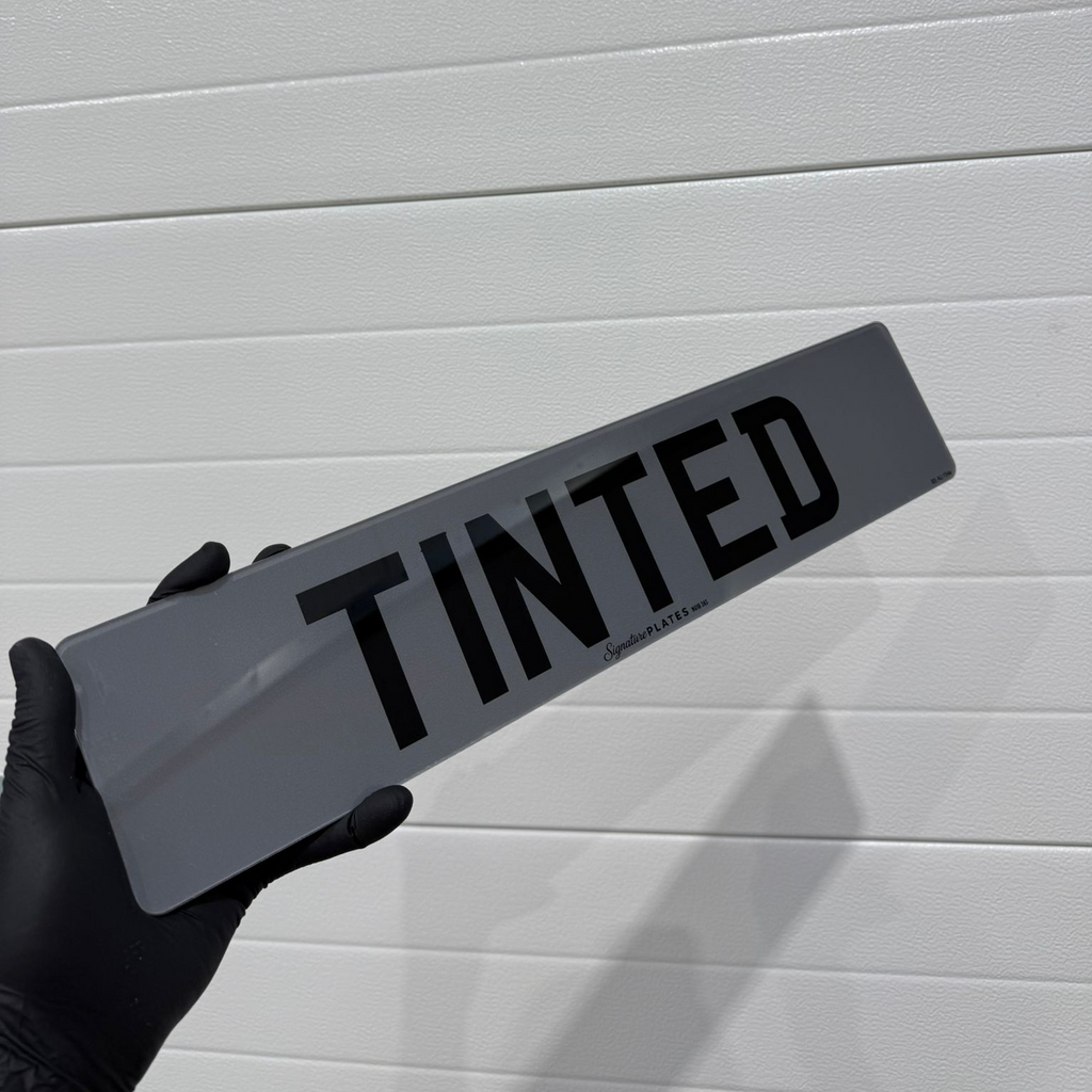 Signature Plates Tinted Style License Plate